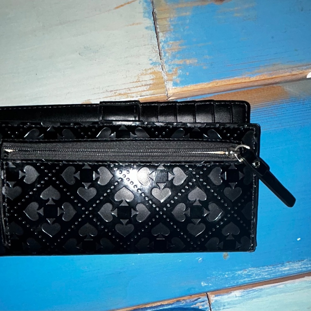 Kate Spade Wallet Embossed Spades - Picture 2 of 4